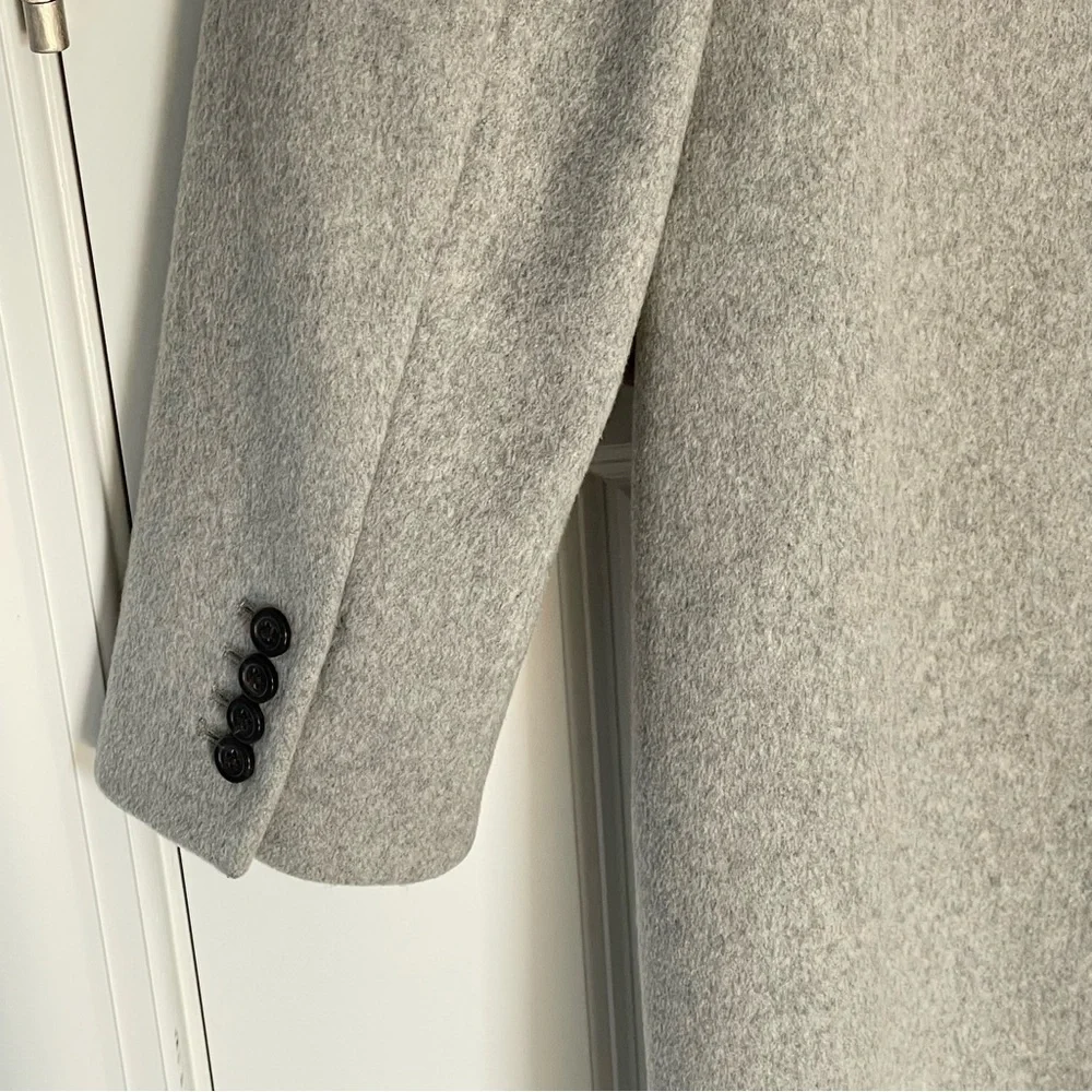 J. Crew Gray Single Breasted Peacoat Wool by Nello Gori - No Bag - Picture 10 of 14